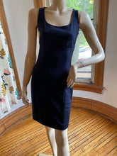 Load image into Gallery viewer, Ralph Lauren Black Label Sleeveless Dark Navy Blue Wool Fitted Dress, size XS (US 2)
