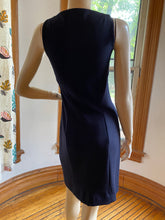 Load image into Gallery viewer, Ralph Lauren Black Label Sleeveless Dark Navy Blue Wool Fitted Dress, size XS (US 2)