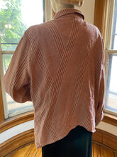 Load image into Gallery viewer, Asiatica Kansas City Asymmetrical Striped Linen Top, OSFM/one size (fits up to size L/XL)