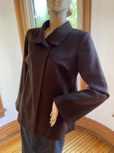 Load image into Gallery viewer, Charlotte Brody Brown Swing/Self Belt Jacket, size S (US 4)