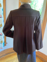 Load image into Gallery viewer, Charlotte Brody Brown Swing/Self Belt Jacket, size S (US 4)