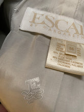 Load image into Gallery viewer, Vintage Escada by Margaretha Ley Double-Breasted Silk/Cashmere Taupe/Gray Jacket, size S (German size 36)