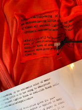 Load image into Gallery viewer, Rundholz Black Label Red Knit/Mesh Layered Top, size L/XL (XL runs small)