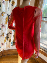 Load image into Gallery viewer, Rundholz Black Label Red Knit/Mesh Layered Top, size L/XL (XL runs small)