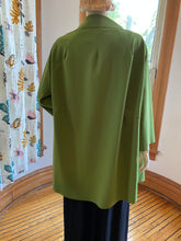 Load image into Gallery viewer, Maria Pinto M2057 Green Open Front Long Jacket, size S