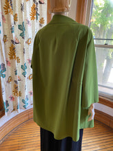 Load image into Gallery viewer, Maria Pinto M2057 Green Open Front Long Jacket, size S