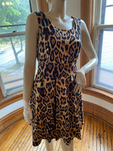 Load image into Gallery viewer, Pink Tartan Sleeveless Leopard Print Dress, size S/M (Canadian size 6)