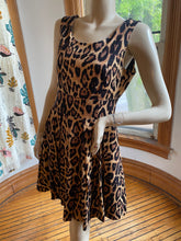 Load image into Gallery viewer, Pink Tartan Sleeveless Leopard Print Dress, size S/M (Canadian size 6)