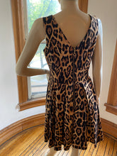 Load image into Gallery viewer, Pink Tartan Sleeveless Leopard Print Dress, size S/M (Canadian size 6)
