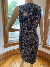 Load image into Gallery viewer, Lafayette 148 Black/Gray Abstract Graphic Print Sleeveless Dress, size S (US 6)
