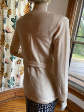 Load image into Gallery viewer, Loeffler Randall Ivory Wool Belted Cardigan, size XS