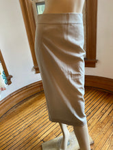 Load image into Gallery viewer, Coach Pale Taupe Wool Tailored Skirt, size S