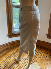 Load image into Gallery viewer, Coach Pale Taupe Wool Tailored Skirt, size S