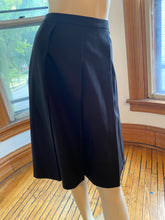 Load image into Gallery viewer, Armani Collezioni Charcoal Gray Pleated Wool Skirt, size L (US size 12)