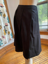 Load image into Gallery viewer, Armani Collezioni Charcoal Gray Pleated Wool Skirt, size L (US size 12)