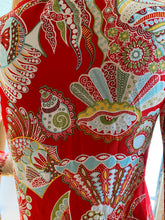 Load image into Gallery viewer, Les Copains Red Knit Sea Life Print Long Sleeved Top, size XS