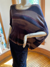 Load image into Gallery viewer, Rundholz Granat Brown Striped Slouchy Top, size L