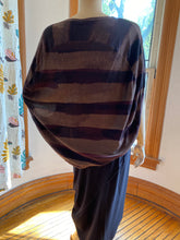 Load image into Gallery viewer, Rundholz Granat Brown Striped Slouchy Top, size L