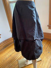 Load image into Gallery viewer, Spirithouse Long Shimmery Brown Striped Tiered Skirt, size S