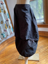 Load image into Gallery viewer, Spirithouse Long Shimmery Brown Striped Tiered Skirt, size S