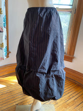 Load image into Gallery viewer, Spirithouse Long Shimmery Brown Striped Tiered Skirt, size S