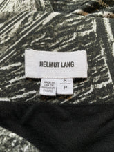 Load image into Gallery viewer, Helmut Lang Black/Gray Abstract Print Pull-On Stretchy Fitted Skirt, size S