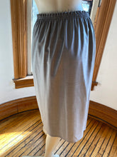 Load image into Gallery viewer, Zoran Taupe Gray Draped Wool Pull-On Skirt, size S/M