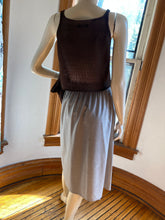 Load image into Gallery viewer, Crea Concept Brown Sleeveless Open Stitch Pullover Sweater, size S (French 38)