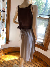 Load image into Gallery viewer, Crea Concept Brown Sleeveless Open Stitch Pullover Sweater, size S (French 38)