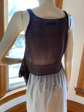 Load image into Gallery viewer, Crea Concept Brown Sleeveless Open Stitch Pullover Sweater, size S (French 38)