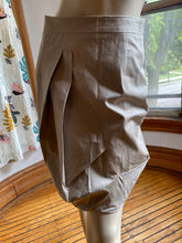 Load image into Gallery viewer, Pauw Amsterdam Sculptural Pleat Beige Khaki Tan Skirt, size XS (US 0)