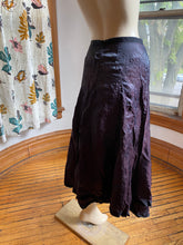 Load image into Gallery viewer, Neesh by DAR Glossy Purple-Tinged Blue Long Skirt, size S