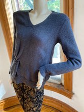 Load image into Gallery viewer, Inhabit Gray Cotton Pullover Sweater, size S