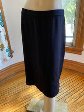 Load image into Gallery viewer, St. John Basics Black Santana Knit Pull-On Skirt, size M (US 10)