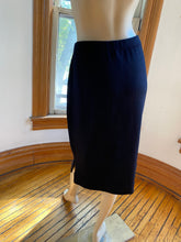 Load image into Gallery viewer, St. John Basics Black Santana Knit Pull-On Skirt, size M (US 10)