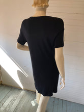 Load image into Gallery viewer, Wolford Black Knit Deep V-Neck Dress, size S