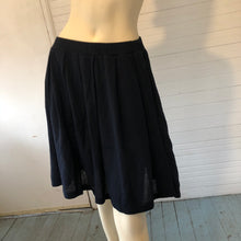 Load image into Gallery viewer, Humanoid Black Gauzy Pull-On "Skater" Skirt, size M