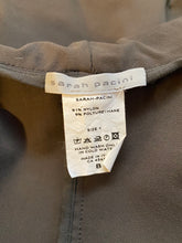 Load image into Gallery viewer, Sarah Pacini Green-Tinged Gray Long Jacket, size XS/S