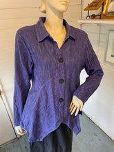 Load image into Gallery viewer, Mill Valley Clothing Company Purple Striped Hobo Shirt, size L