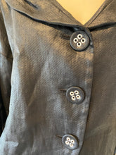 Load image into Gallery viewer, Ischiko by Oska Black Linen Boxy Jacket, size 8