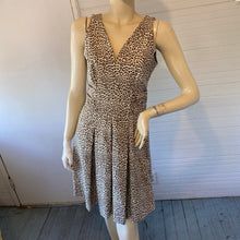 Load image into Gallery viewer, Issa London for Banana Republic Collection Fit-And-Flare Leopard Print Dress, size M (US 8)