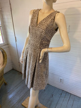 Load image into Gallery viewer, Issa London for Banana Republic Collection Fit-And-Flare Leopard Print Dress, size M (US 8)