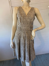 Load image into Gallery viewer, Issa London for Banana Republic Collection Fit-And-Flare Leopard Print Dress, size M (US 8)