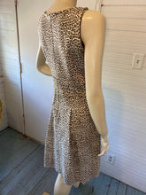 Load image into Gallery viewer, Issa London for Banana Republic Collection Fit-And-Flare Leopard Print Dress, size M (US 8)