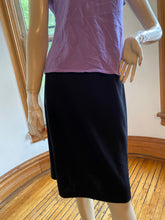 Load image into Gallery viewer, St. John Black Caviar Santana Knit Pull-On Skirt, size XS (US 2)