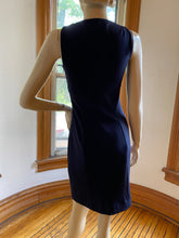 Load image into Gallery viewer, Ralph Lauren Black Label Sleeveless Dark Navy Blue Wool Fitted Dress, size XS (US 2)
