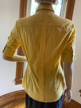 Load image into Gallery viewer, Dolce &amp; Gabbana Yellow Cotton Button Front Top, size M (Italian size 44)

