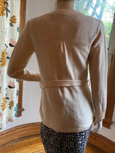 Load image into Gallery viewer, Loeffler Randall Ivory Wool Belted Cardigan, size XS
