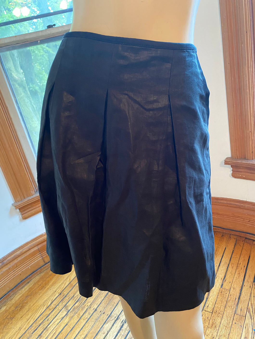 Richmond X Black Linen Skirt, Size M (Italian size 42)