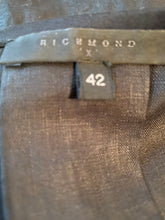 Load image into Gallery viewer, Richmond X Black Linen Skirt, Size M (Italian size 42)
